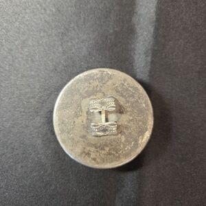 Vtg Napier Men's Silver Toned Jewelry Box/ Cufflinks Holder